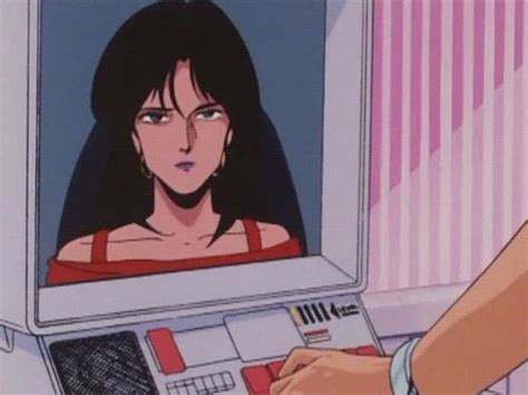 new trending on giphy animation 80s retro computer hi 80s anime retro anime follow me