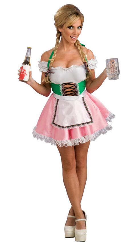 sexy adult halloween beer on me german oktoberfest waitress barmaid costume ebay