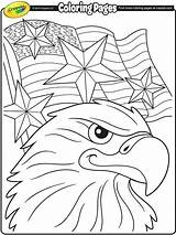 Coloring Pages Patriotic Crayola Printable Adult Summer July Fourth Independence Color Sheets Eagle Adults Colouring Kids Print Book Getcolorings Happy sketch template