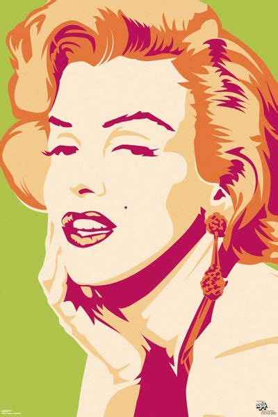 Marilyn Monroe Psychedelic Poster Pop Art Print Pop Art