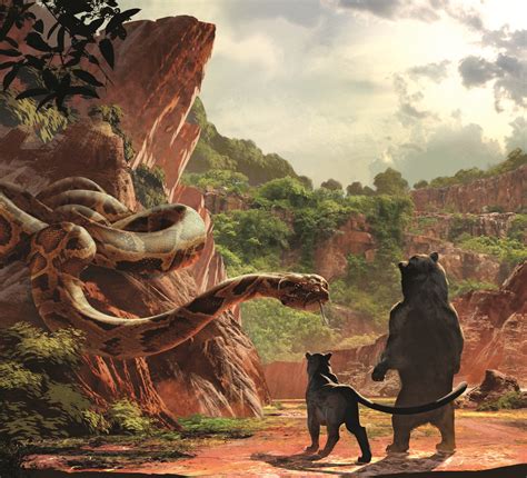art   jungle book images reveal making  remake