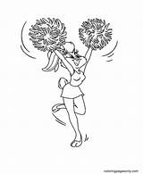 Cheering sketch template