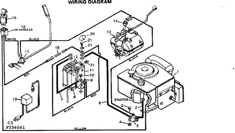 wiring diagram electric start lawn mower wiring diagram