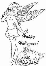 Halloween Coloring Fairy Pages Kids Printable Colorings Tinkerbell Disney Colouring Color Minion Bmp Para Dibujos Blanco Negro Getcolorings Guardado Christina sketch template