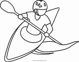 Kayaking Getdrawings sketch template