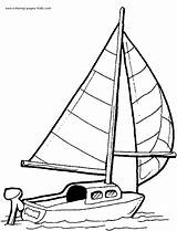 Boat Coloring Pages Coloriage Voilier Sailboat Little Transportation Kids Printable Color Boats Clipart Transport Bateau Water Cliparts Course Online Sherriallen sketch template