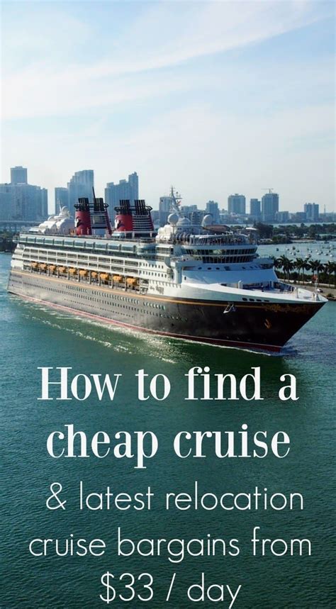 finding cheap cruises repositioning cruises