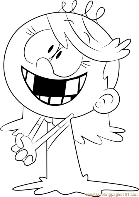 awesome  loud house coloring printable loud house coloring