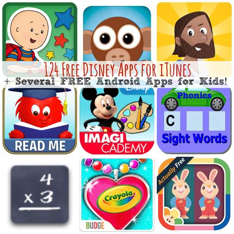 disney apps  itunes   android apps  kids