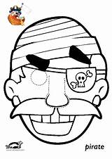 Print Krokotak Mask Pirate Halloween Masks Kids Printables Masky Printable Face Carnaval sketch template