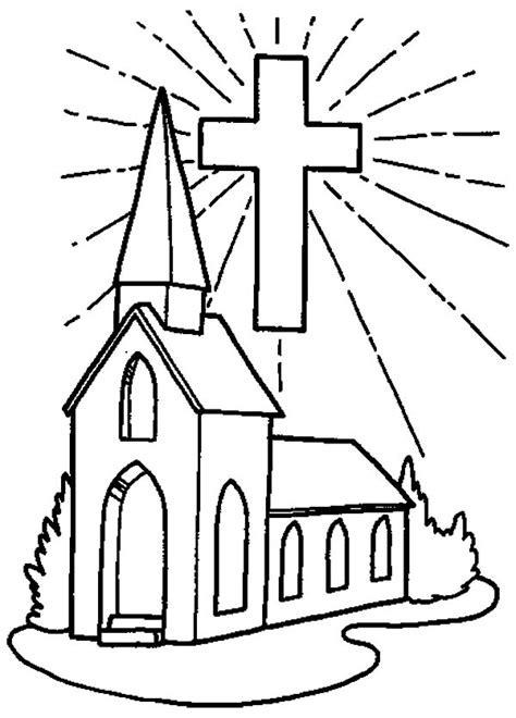 coloring pages church  respect coloring pages