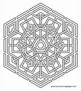 Coloring Pages Mandala Sacred Geometric Geometry Print Celtic Hard Snowflake Labyrinth Printable Color Imgur Patterns Cross Pattern Geometri Meditations Azcoloring sketch template
