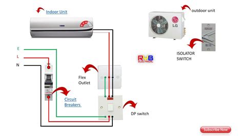 electrical circuit diagram  air conditioner