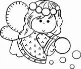 Coloring Angel Girl Flying Wecoloringpage Pages sketch template