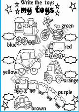 Toys Worksheet Worksheets Vocabulary Esl English Coloring Preschool Pages Printable Colour Preview Eslprintables Choose Board Matching Made sketch template