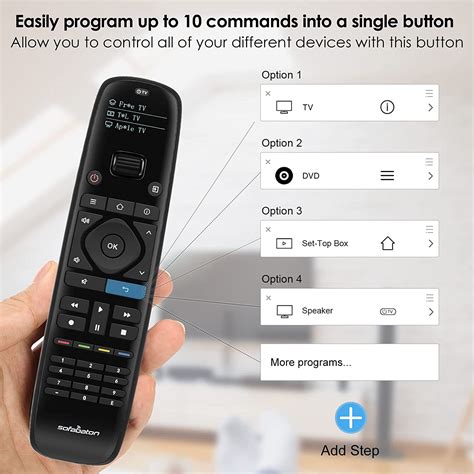 buy sofabaton  universal remote control  app setting oled display    smart