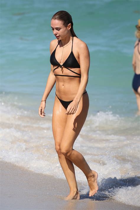 kimberley garner looks incredible in a black bikini as she hits the