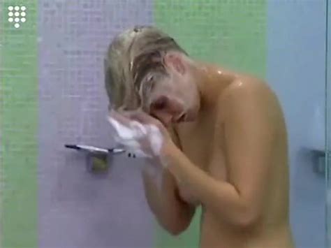 big brother nl hot blonde teen girl nude showering