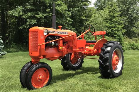 reserve  allis chalmers model  farm tractor  sale  bat auctions sold