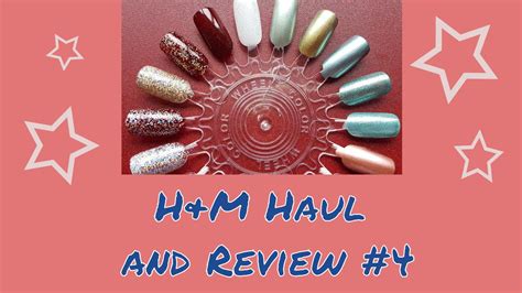 hm nail polish haul  review  youtube