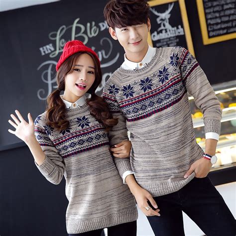 men women fashion cute korean matching couple clothes shirts casual