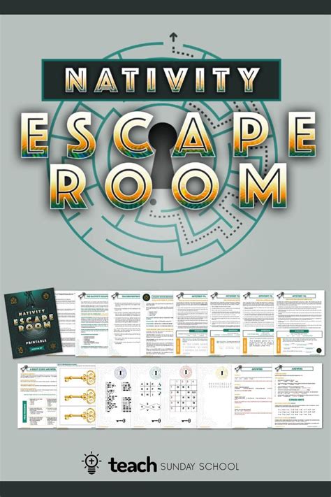 printable nativity escape room puzzles childrens ministry christmas
