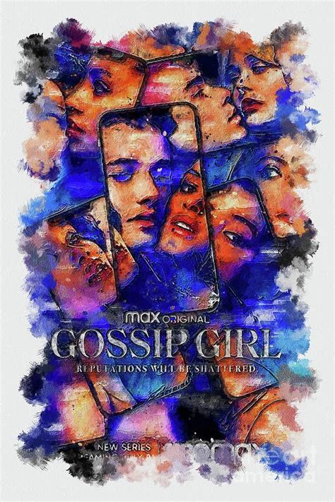 Tv Show Gossip Girl 2021 Mixed Media By Emelia Marquardt Fine Art America