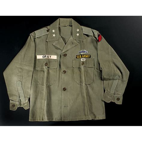 fatigue shirt  major general david  gray cowans auction house