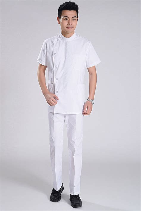 Summer Right Opening Male Dentist Nurse Suits Uniforms