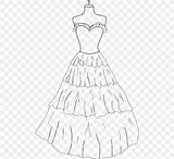 Gown sketch template