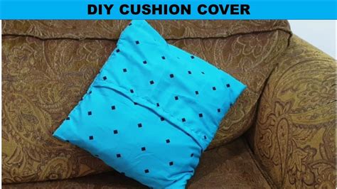 diy cushion covershow   cushion cover simple fast youtube
