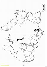 Kawaii Coloring Cat Pages Printable Print Color Getdrawings Ice Cream Getcolorings sketch template