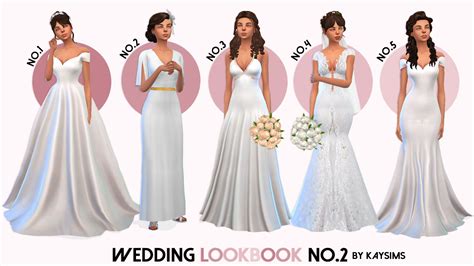 wedding lookbook sims  sims  wedding dress  sims  packs sims