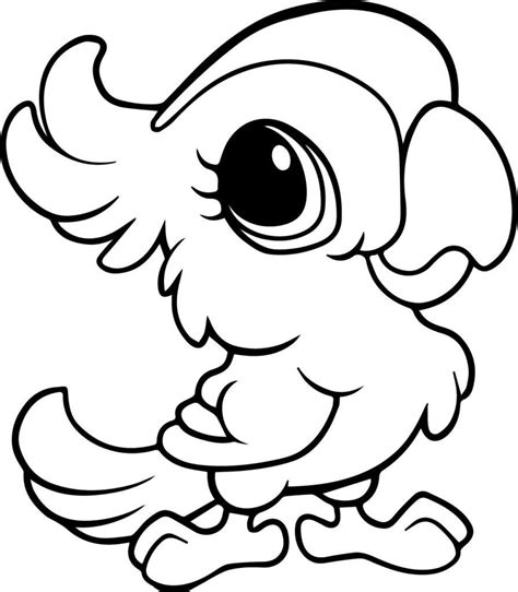 cute baby parrot coloring page crayola coloring pages easy coloring