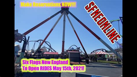 Six Flags New England To Open Rides Youtube