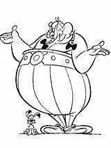 Obelix Asterix sketch template