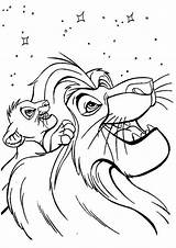 Lion Coloring Mufasa Simba Tulamama sketch template