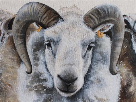schapen schilderen schapen print schapen portret etsy