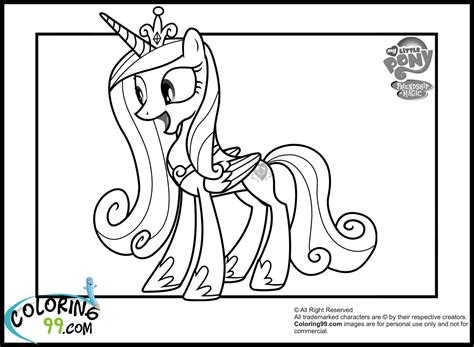 princess cadence coloring pages minister coloring
