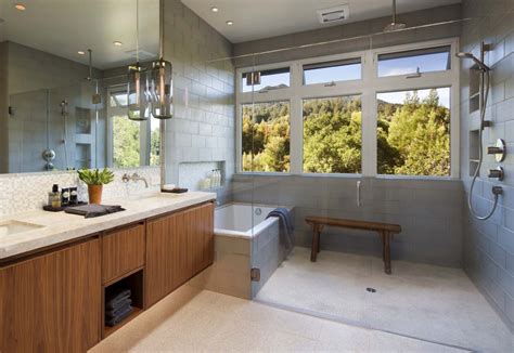 ranch style home transformed  dynamic space  energetic family small bathroom remodel