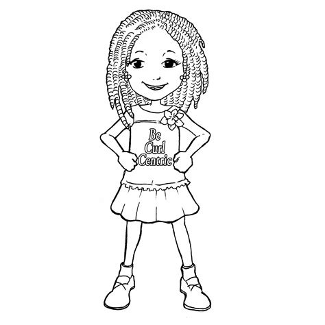 curly hair girl coloring page coloring pages  girls coloring