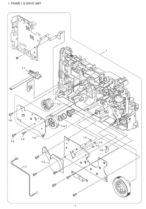 brother mfc dn parts list  illustrated parts diagrams
