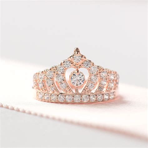 ideas  princess tiara crown rings