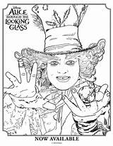 Mad Coloring Hatter Pages Alice Wonderland Getcolorings sketch template