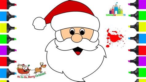 santa claus drawing  kids  paintingvalleycom explore collection