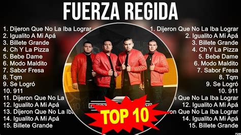 Top 10 Songs Fuerza Regida 2023 ~ Best Fuerza Regida Playlist 2023