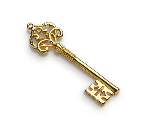 ornate skeleton key gold ornate skeleton key stock photo  rangizzz