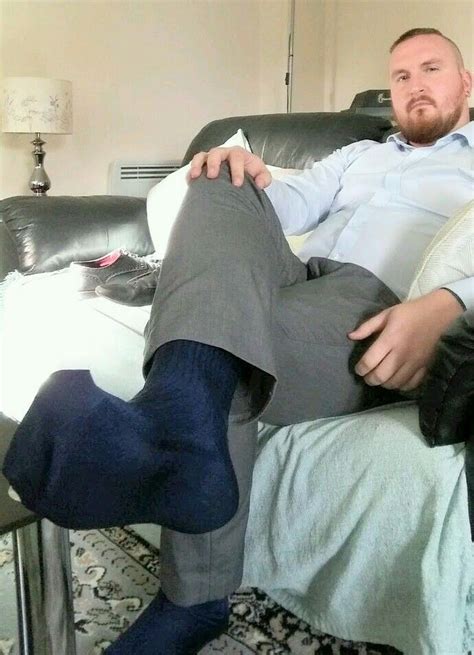 Man On Dress Socks