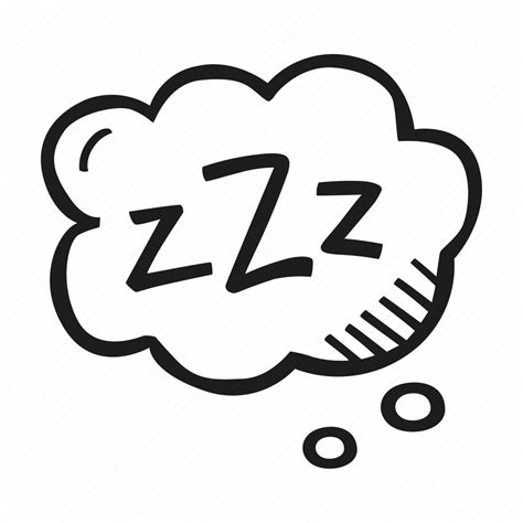 bubble sleep sleeping  zzz icon   iconfinder
