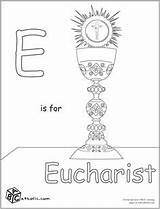 Eucharist Catholic Kids Activities Coloring Religious Religion Education Church Crafts Alphabet Pages Grade Hail Mary sketch template